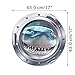Witkey 3D View Ocean Paradise Series Removable Vinyl Wall Sticker Mural Decal Art Décor (Big Shark)