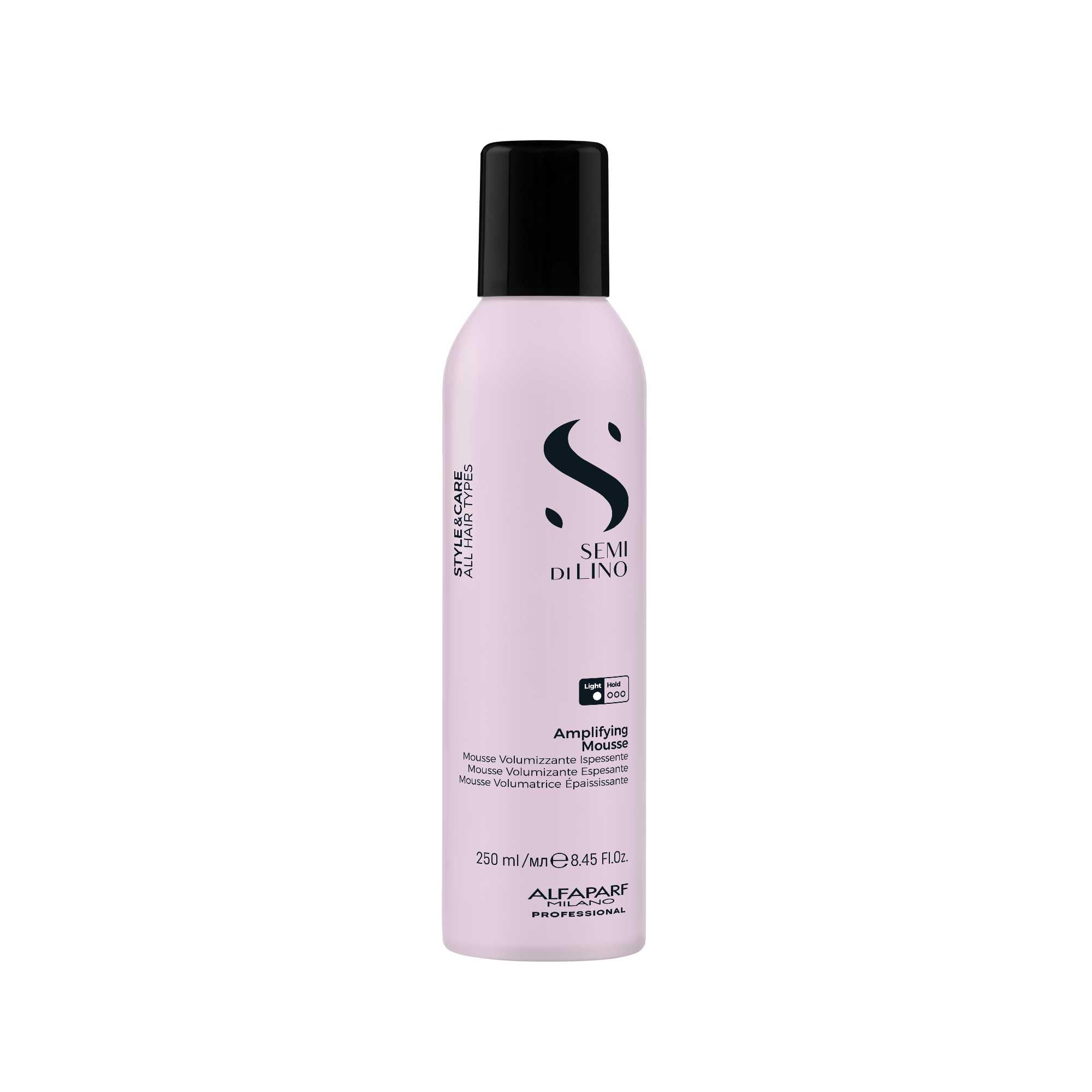 Alfaparf Milano Semi Di Lino Style&Care Amplifying Mousse 250ml - mousse capelli fini tenuta leggera