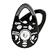 GM CLIMBING Swing Cheek Micro Pulley 30kN Self-lubricating Bushing CE UIAA Certified Black One Unit