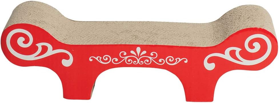 Catit Style Scratcher with Catnip - Jungle-Stripe Lounge : Scratching Posts : Pet Supplies
