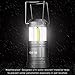Camping Lantern, LED Lantern Lights with Magnetic Base 2 Pack Portable Camping Gear Collapsible COB Water Resistant Survival Kit for Emergency Hurricane (Grey-2 Pack)