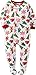 Carter's Little Girls' 1-Piece Fleece Christmas PJs