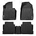 MAXLINER Floor Mats 2 Row Liner Set Black for 2016-2019 Hyundai Sonata (Non Hybrid) / 2016-2018 Kia Optima (Non Hybrid)