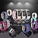 Tobfit Bands Compatible with Fitbit Charge 3 Bands for Women Men Replacement for Fitbit Charge 3 SE Accessories Classic Sports Wristbands, 2 Pack (#Rose Gold/Wine Red, Small)