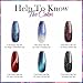 AZURE BEAUTY Soak Off UV LED Gel Nail Polish Set - Cat Eyes Gel Polish, Color Changing Gel Polish, Starry Glitter Gel Polish, Chameleon Gel Polish, Magnetic Jade Gel Polish, 6 Bottles in 1 Set
