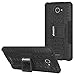 AMZER Slim Protective Shockproof Hybrid Warrior Dual Layer Case for Alcatel Pop 4s - Black