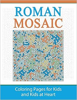 Roman Mosaic Coloring Pages For Kids And Kids At Heart