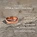 Samie Collection Pure Uncoated Solid Healing Therapy Copper Ring Band for Men & Women: 3mm, 6mm, 8mm: Plain & Hammered- Trace Mineral, Natural Relief of Joint Pain, Size 5-12