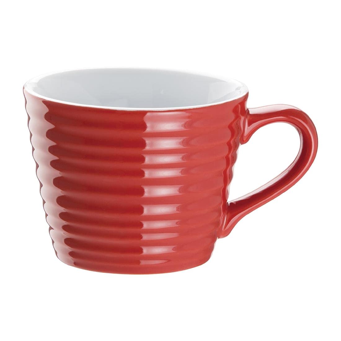 Olympia Cafe Aroma Red Cups Mug Set 230ml / 8fl oz (6 Pack) - Coffee, Tea, Hot Chocolate Cups DH637