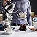 Electric Kettle, Aicok Stainless Steel Gooseneck Electric Kettle with British Strix Control, Cordless Pour Over Coffee Kettle, Fast Teapot with Auto Shut-Off and Boil-Dry Protection 1000W，1L