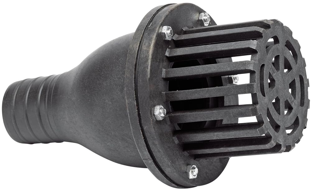 Draper 19548 Foot Valve Strainer, 50mm/2", Yellow