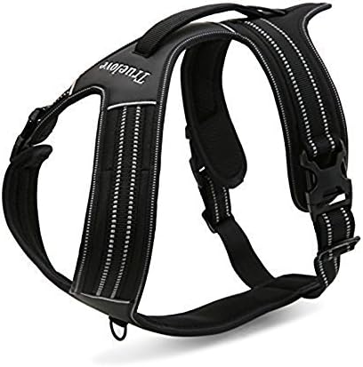 LeCAT Truelove Stylish, Heavy Duty, No-pull Dog Harness with Handle. Perfect Match for Pet Buddy Leash *Caution* Please Use Sizing Chart in Images at Left for Best Fit *