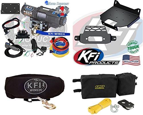 2015+ Polaris RZR 900 4500 lb Winch, Winch Mount, Winch Cover and Winch Accessory Kit