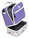 High Sierra 74714-5839 Stacked Compartment- Lavender/Sweet Cakes/White