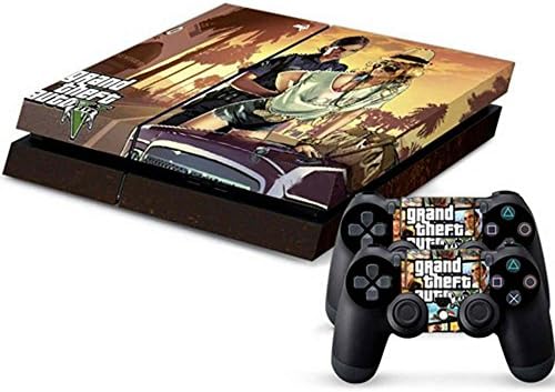 MODFREAKZ™ Console and Controller Vinyl Skin Set - Car Grand Theft Robbery for Playstation 4