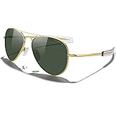 MERRY'S Classic Aviator Military Polarized Sunglasses for Men or Women S8562