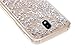 Galaxy J5 Pro Case,ikasus Ultra Thin Clear Crystal Bling Shiny Giltter Rhinestone Clear Rubber Frame Transparent TPU Soft Silicone Bumper Case Cover for Samsung Galaxy J5 Pro (2017) J530,Silver
