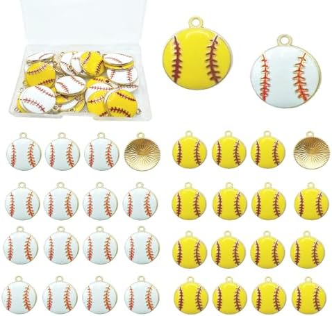 Amazon.com: Hobby Lobby Charm Me Baseball Charm With Rhinestones