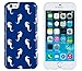 iPhone 6 Case, DandyCase PERFECT PATTERN *No Chip/No Peel* Flexible Slim Case Cover for Apple iPhone 6 (4.7" screen) - LIFETIME WARRANTY [Navy Blue Seahorse]