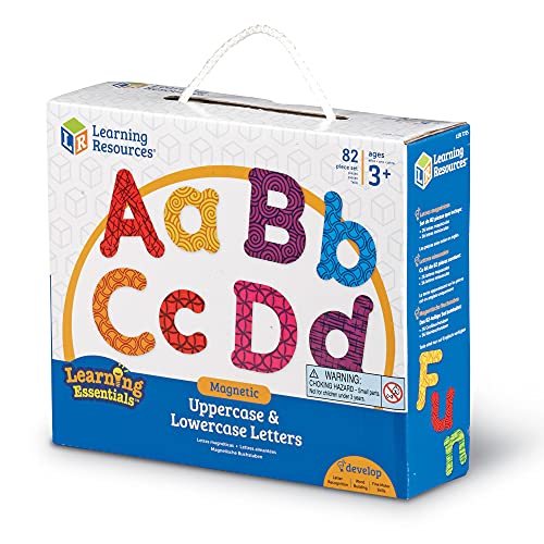 Learning Resources Colorful Uppercase and Lowercase Letters