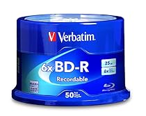 Verbatim BD-R 25GB 6X with Branded Surface - 50pk Spindle 98397
