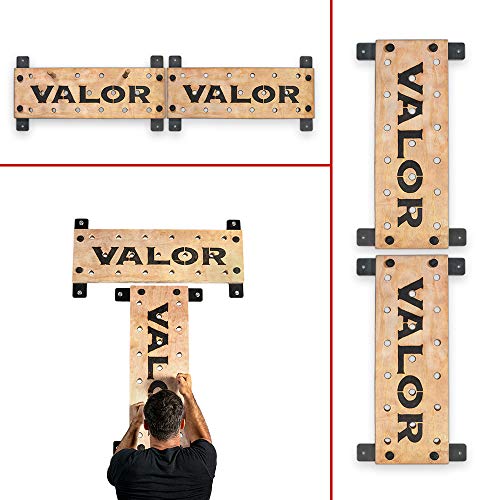 Valor Fitness PG2 Wood Peg Double Board Wall Climbing Fitness