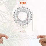 liyun Spiral Hair Coils & Clear Elastic Hair Ties for Women Girls 20pk view 5