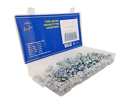Swordfish 41271 Metric Zerk Grease Fitting Assortment, 110 Piece - Thumbnail 6