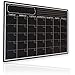 Magnetic Calendar for Refrigerator - Dry Erase Black Board for Kitchen Fridge - Bright Neon Chalk Markers - 17X12