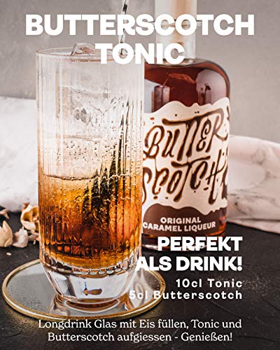 Butterscotch Karamell Likör I Original Caramel Liqueur 20% Vol. (1 x 0.5 l) I Vegan – Bild 6