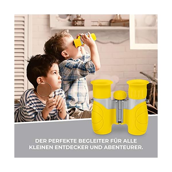 Burgstein®chen Fernglas für Kinder - Kompaktes Kinderfernglas 8x21 ab 3 Jahren, Leicht & Robust, inkl. Tasche… – Bild 5