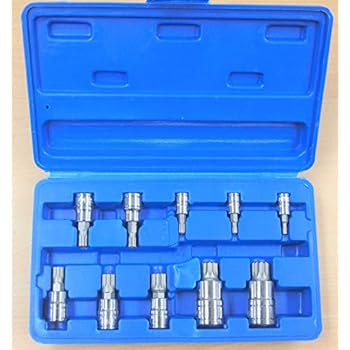 Xzn Bits Capri Tools XZN Triple Square Spline Bit Socket Set - 10-Piece Metric For VW BMW Spline Socket - Foto 2