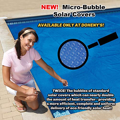 Doheny's Clear Tek MicroBubble Solar Covers for Above Ground Swimming Pools Increase Your