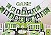 Video Game Happy Birthday Banner, Gaming Party Supplies with Game On & Level Up Pictures, Party Favors Decorations for Boys and Kids Gamer Birthday Party