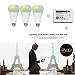 Mi-Light High power 1500lumens 2.4Ghz RF Remote And Touch Panel Control 12W Colour Changing Led Light Bulb Fully Dimmable Kelvin From Warm White 2700k To Cool White 6500k