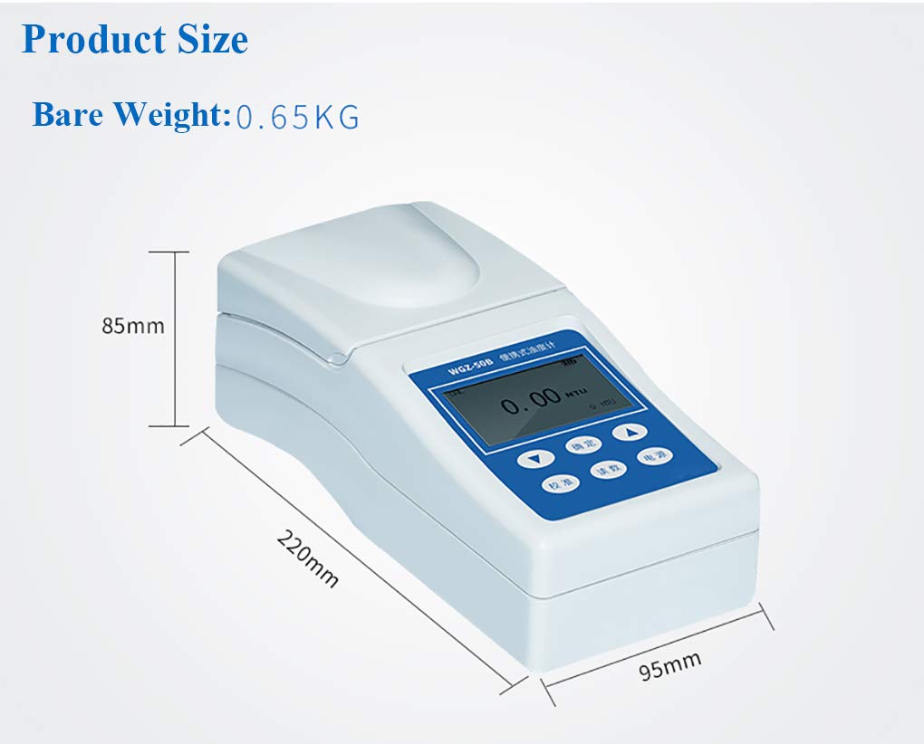 BAOSHISHAN Turbidity Meter Lab Turbidimeter Portable Digital with NTU