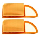 Hipa 2 Pack Air Filter for Stihl BR600 BR550 BR500 Backpack Blower # 4282 141 0300, 4282 141 0300B