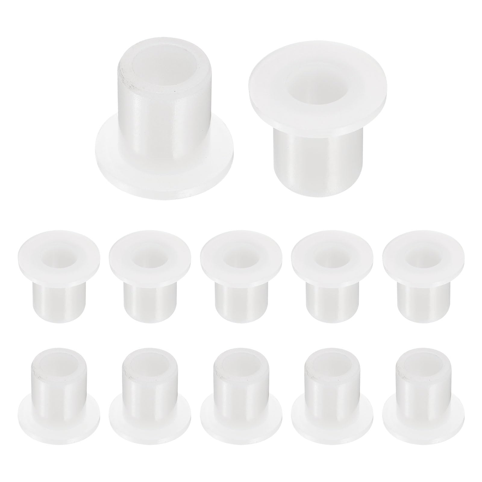 uxcell 12pcs Flanged Sleeve Bearings Plastic