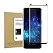 Galaxy S8 Plus Tempered Screen Protector,Abcalet [Full Coverage] [Bubble-Free][Anti-Scratch] 9H Hardness HD Clear Film Screen Protector for Samsung Galaxy S8 Plus Black