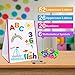 Star Right Magnetic Letters & Numbers with Easel for Kids - Educational Alphabet Magnets for Learning -Includes 104 Magnets with 1 Dry Erase Magnetic Easel - Learning Toys for 4+ Year Olds