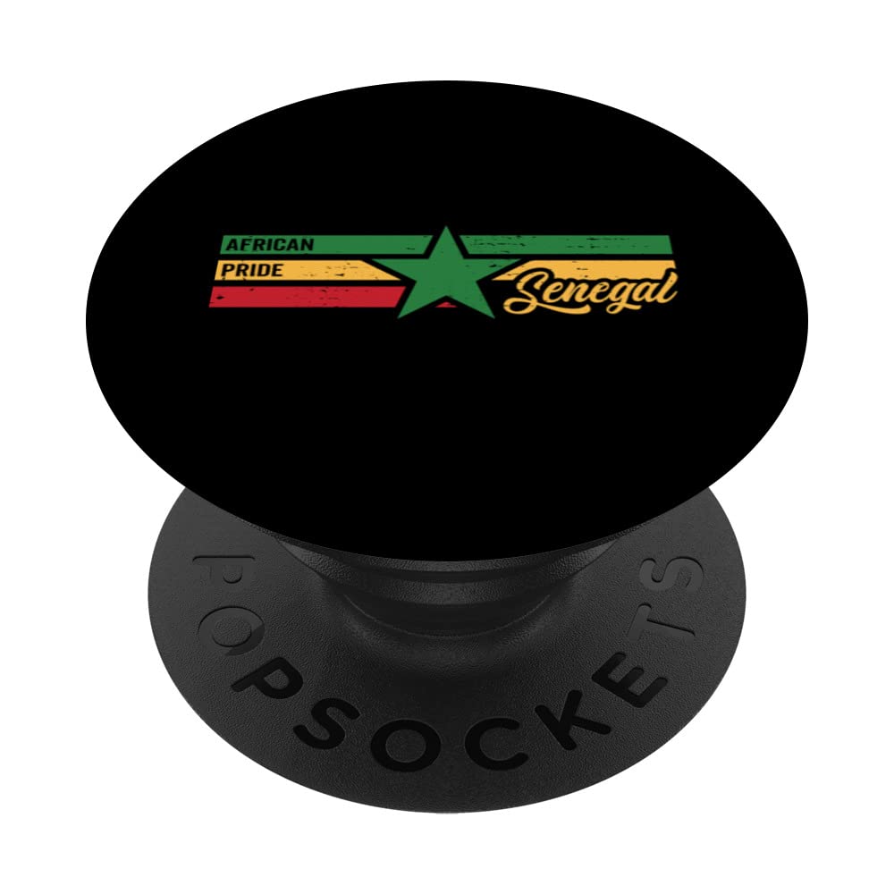 Senegal lover and supporter african pride PopSockets Swappable PopGrip