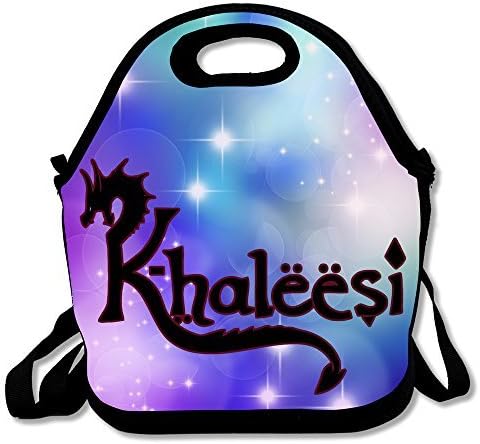 Personalized Khaleesi20 Fashion Lunch Tote Handbag Black 29Ã—19Ã— 14.5cm,One Size