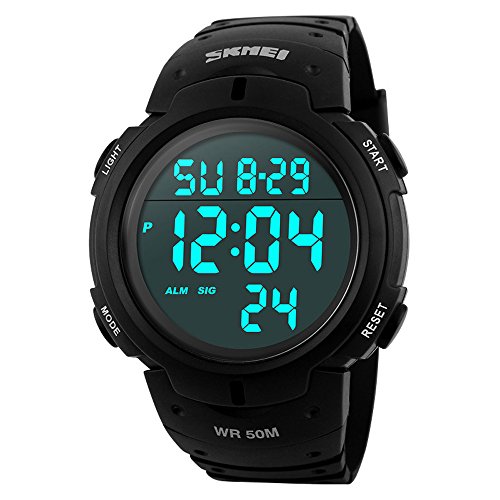 Readeel Sport Watch Digital LED Display Watch Outdoor Men Watch