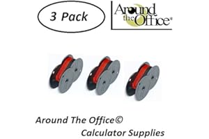 Around The Office Compatible Package of 3 Individually Sealed Ribbons Replacement for Sharp VX-1652-B Calculator
