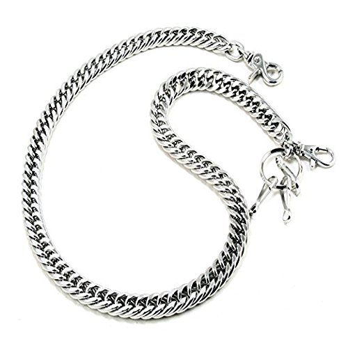 Doublek Heavy Biker Trucker Keychain Key Jean Wallet Chain (20") SLV CS1120