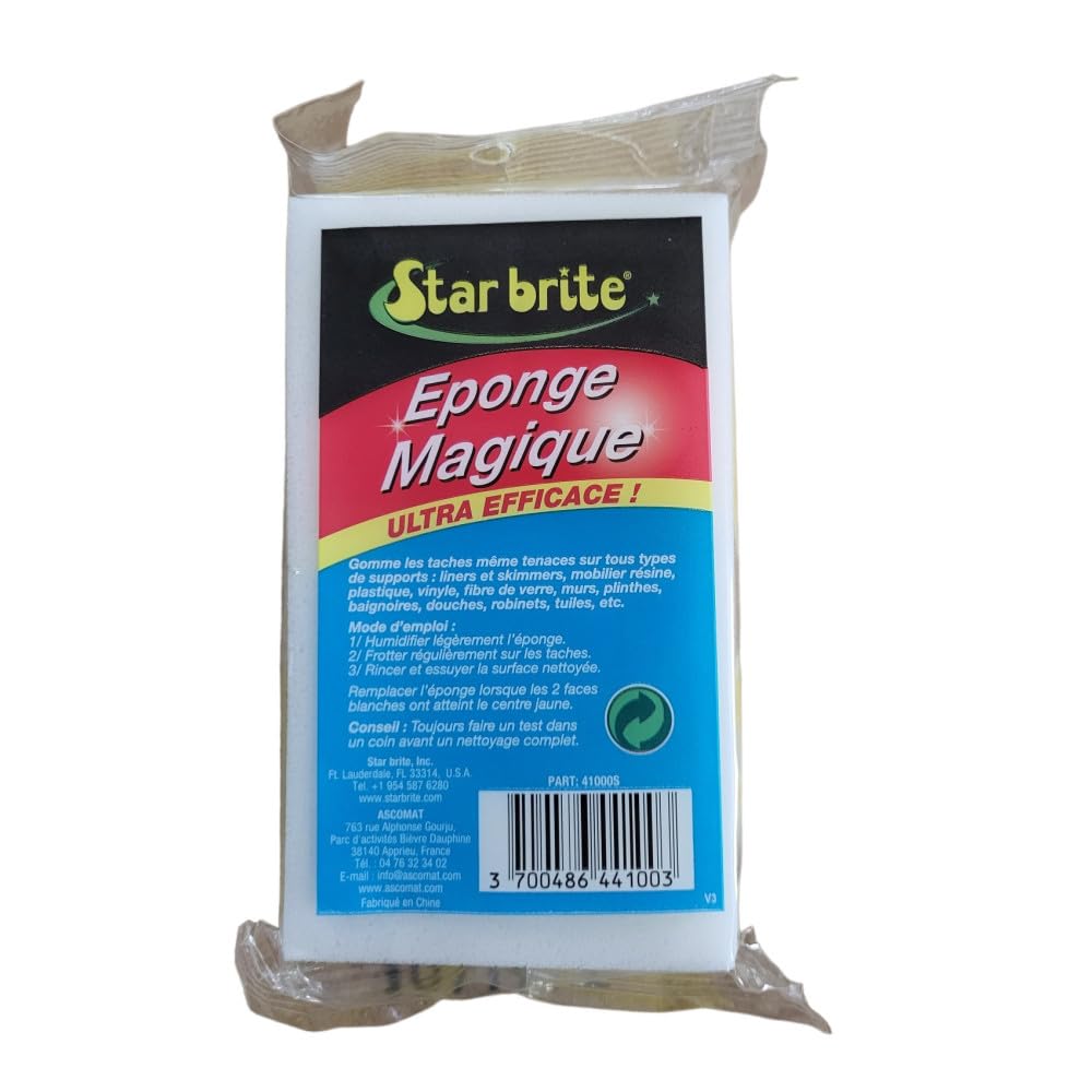 STAR BRITE Sponge, Melamine, White