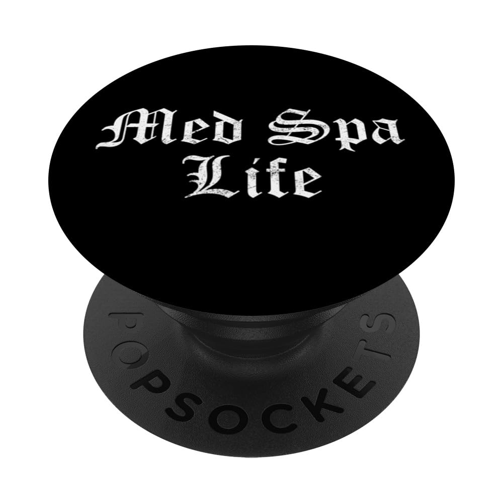 Vintage Med Spa Life Medical Spa Aesthetic Nurse Injector PopSockets Swappable PopGrip
