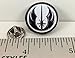 STAR WARS Jedi Academy - Black With White Background - UK Imported Enamel Lapel Pin