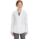 Healing Hands Womens Lab Coat 4 Pocket Full Sleeve Mid Length 5064 Felicity The White Coat Minimalist Collection