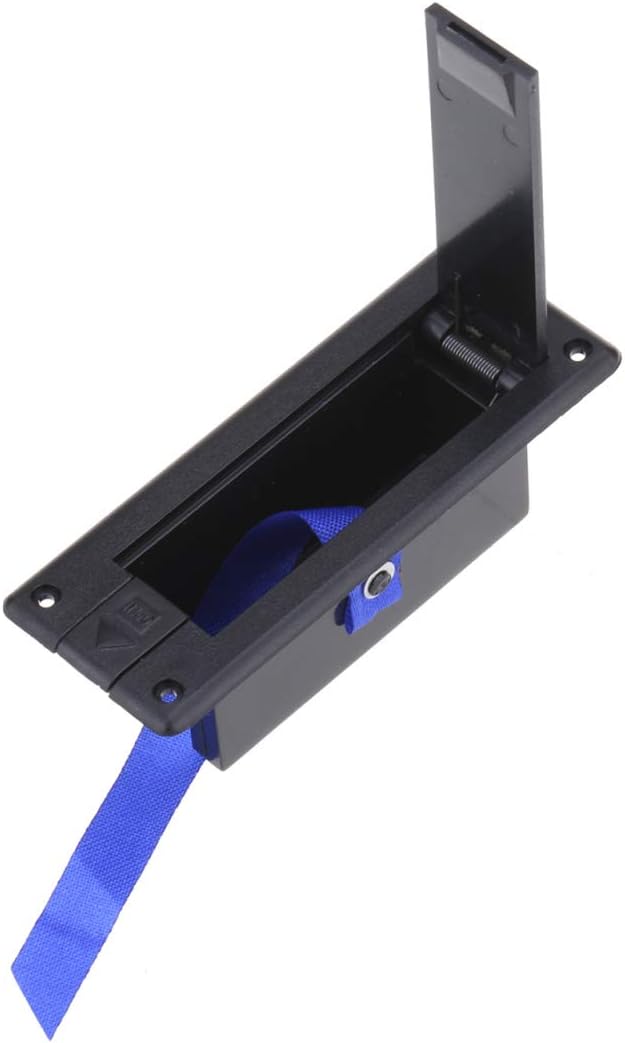 Musiclily Pro 9-Volt Battery Box Case Compartment for Active Guitar Bass,Black, Style a, 86.6mm x 33mm x 29.5mm - Image 5